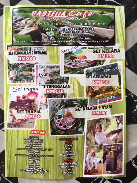 Rojak Daily/Nur Afiqah The menu!